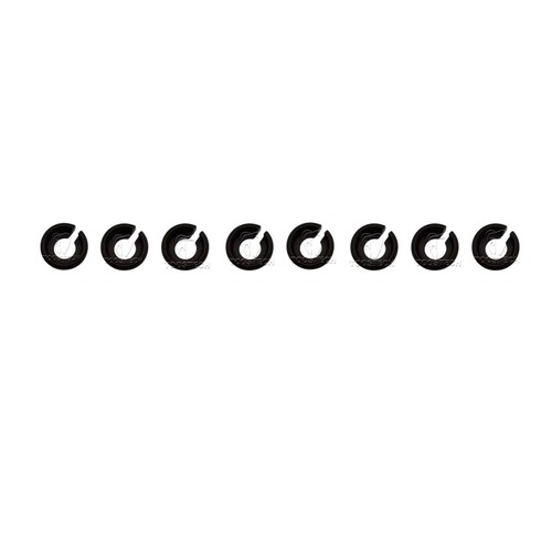 Tappo maschio pezzi nero - tappo,