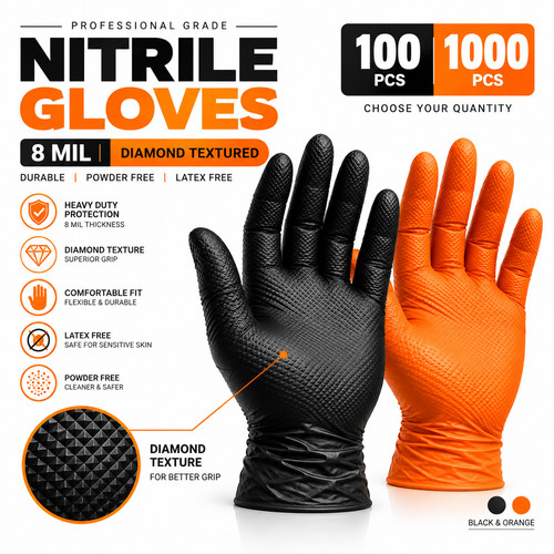 Guanti nitrile - in,