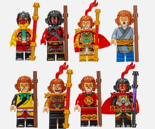 Set pezzi minifigure - 8, sun
